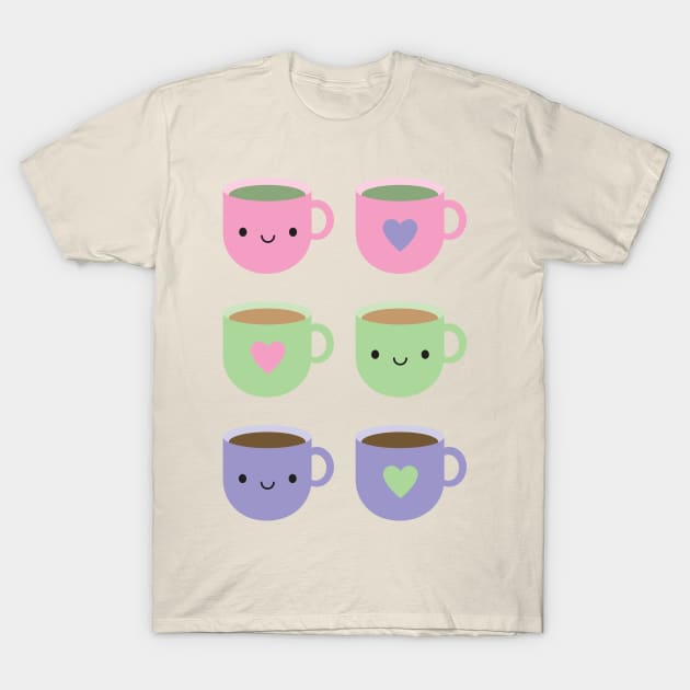 Time For Tea - Kawaii Cup of Tea T-Shirt by marcelinesmith